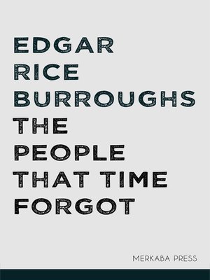 cover image of The People that Time Forgot